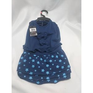 bailey & bella Blue/stars Summer/Fall Dog dress. NWT